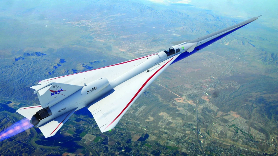 Немного расскажу о самолёте NASA X-59 QueSST