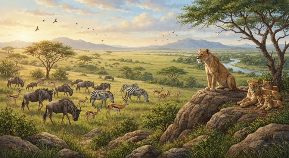 The Balance of Predators and Herbivores in Nature