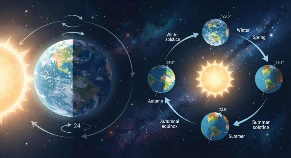 The Change of Day and Night, the Periodicity of Seasons