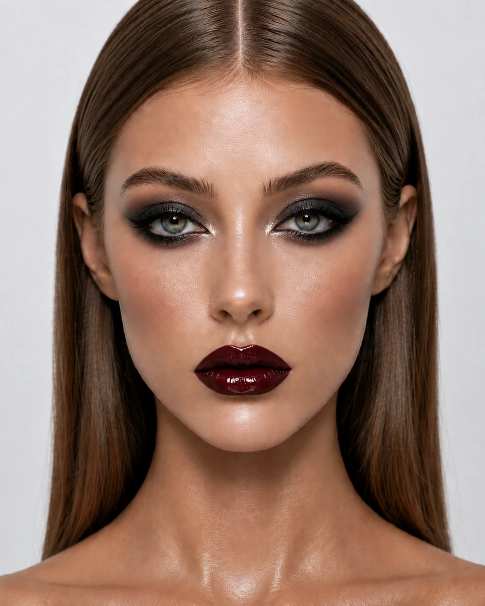 Femme Fatale — makeup for a dramatic and impressive appearance.