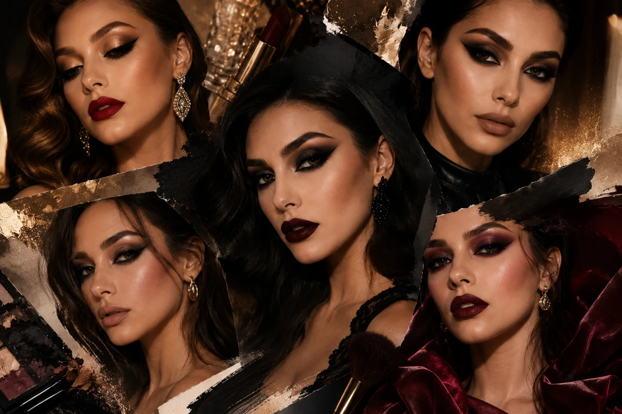 Five Evening Makeup Looks Created by Artificial Intelligence