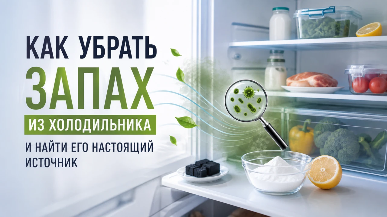 Как убрать запах из холодильника и найти его настоящий источник